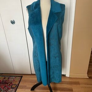 Montana Co Teal Sleeveless Ladies Tunic Vest